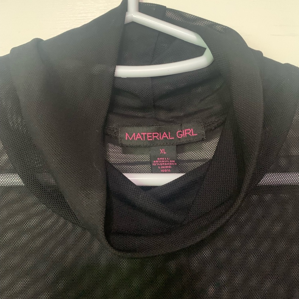 Material Girl XL Black dress